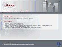 Tablet Screenshot of global-conferences.com